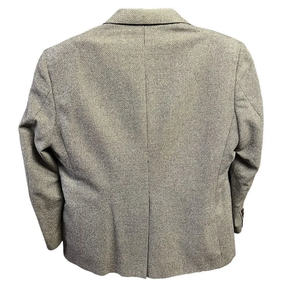 Bowdon Classic Sport Coat Von Maur‎ Tweed 44 Short 2 Button USA Vent Pockets